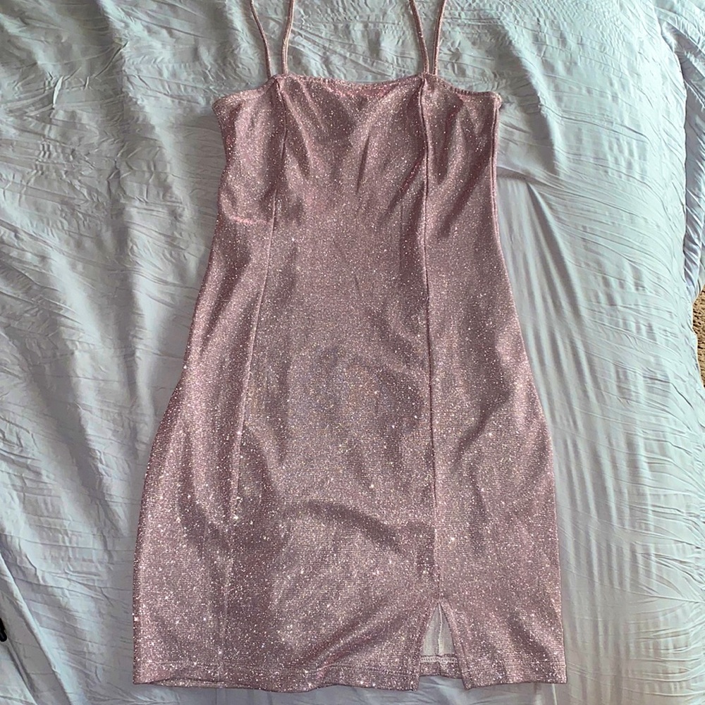 H&M - Pink / mini dress / size: XS